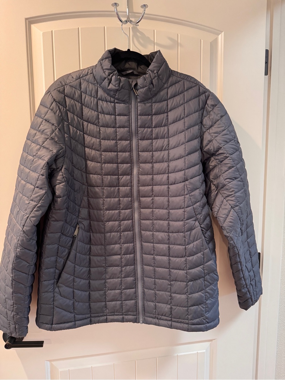 Ben Sherman Black Quilted Jacket with Embroidered Logo